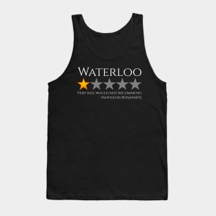 French History - Battle Of Waterloo - Napoleon Bonaparte Tank Top